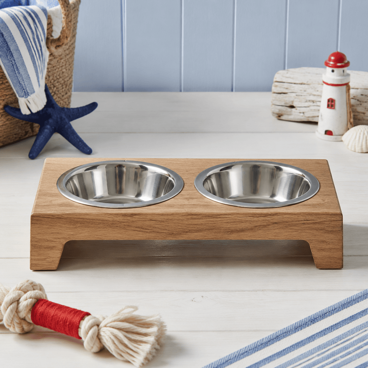 Tidy Twin Bowl Stand